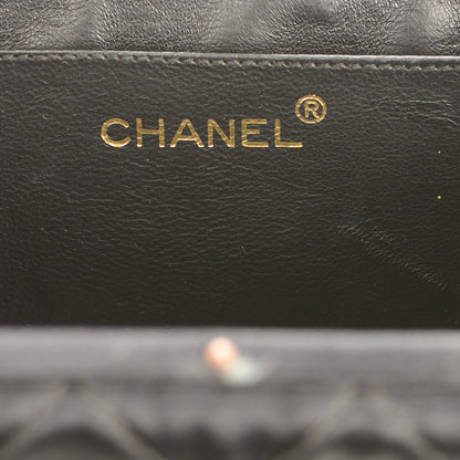 Chanel Satin Evening Bag Black 6 of 8