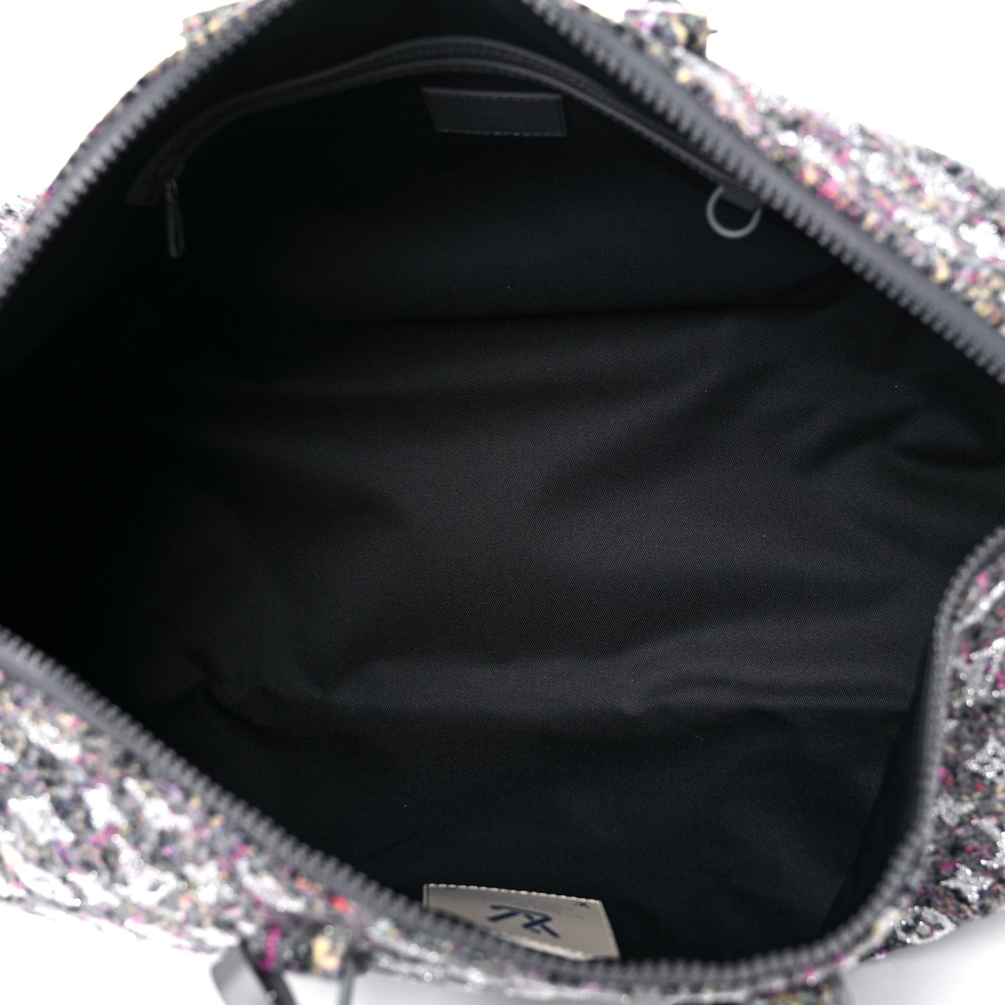 Wool Cotton Monogram Jacquard Embroidered LV Felt Keepall Bandouliere 50 Gris