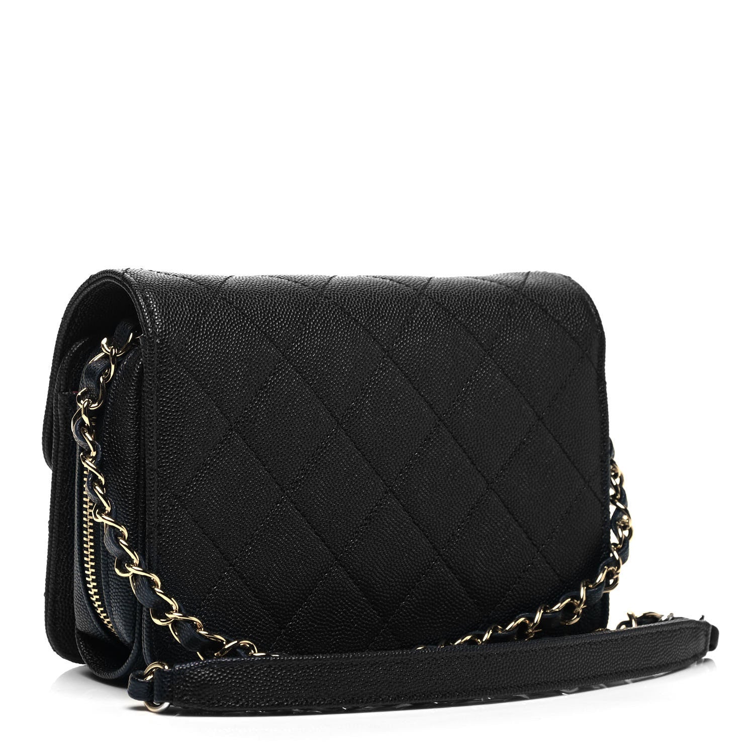 Chanel Caviar Like A Wallet Flap Black 3 of 9