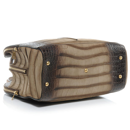 Saint Laurent Crocodile Embossed Nubuck 32 Bag 4 of 7