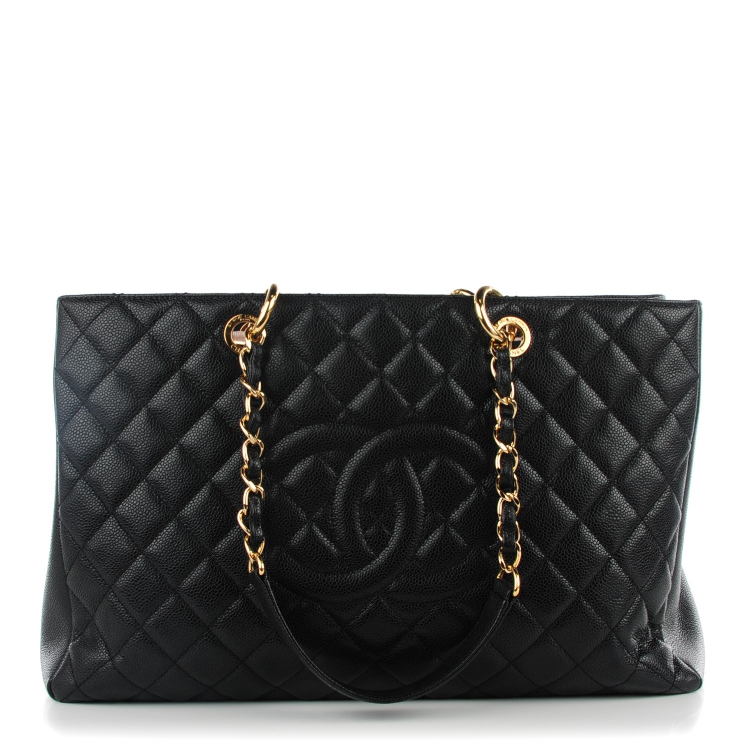 Chanel Caviar Quilted XL Grand Shopping Tote GST Black 1 of 7