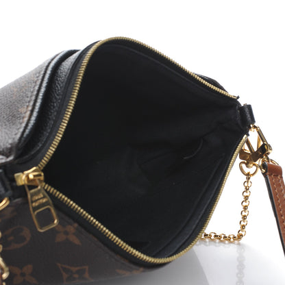 Louis Vuitton Monogram Pallas Clutch Black 5 of 8