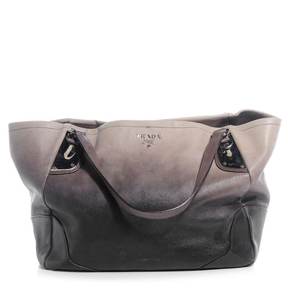 Prada Glace Calf Shoulder Bag Ardesia Fumo 1 of 10