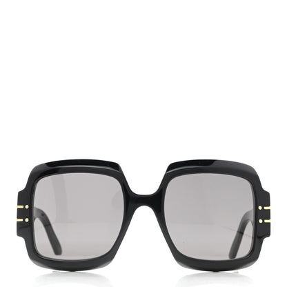 Christian Dior Acetate Diorsignature S1U Square Sunglasses Black 2 of 7