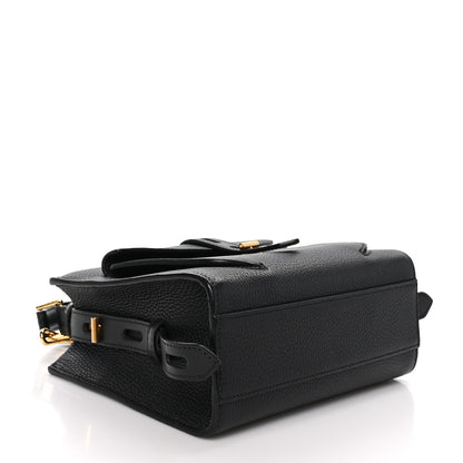 Tom Ford Calfskin Mini T Twist Top Handle Bag Black 4 of 11