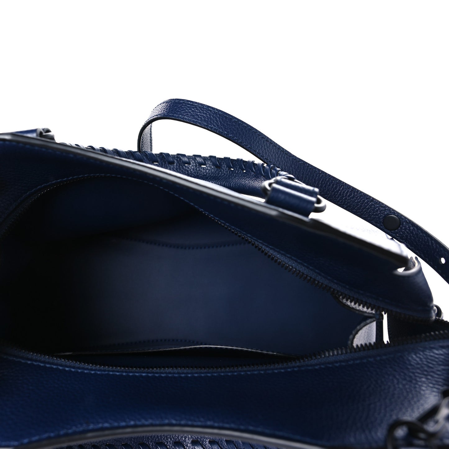 Grained Calfskin Black Hardware Neo Classic City Navy
