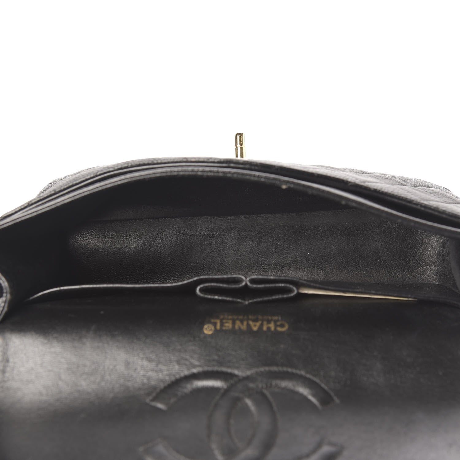 Chanel Caviar Quilted Medium Double Flap Black 5 of 9