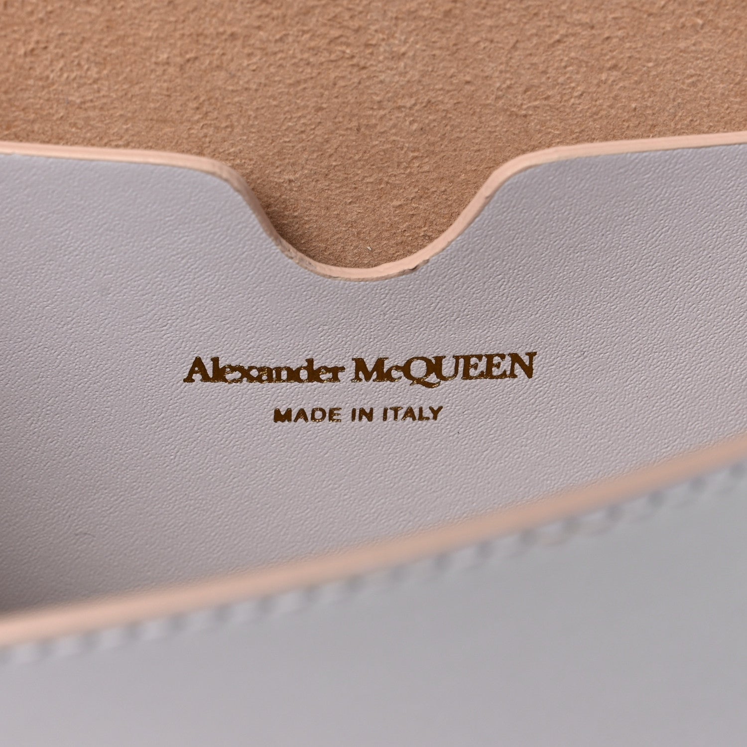 Alexander McQueen Calfskin Skull Lock Mini Crossbody Bag White 6 of 12