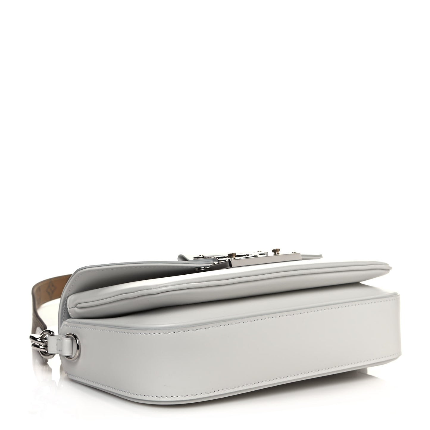Calfskin Reverse Monogram Swing White