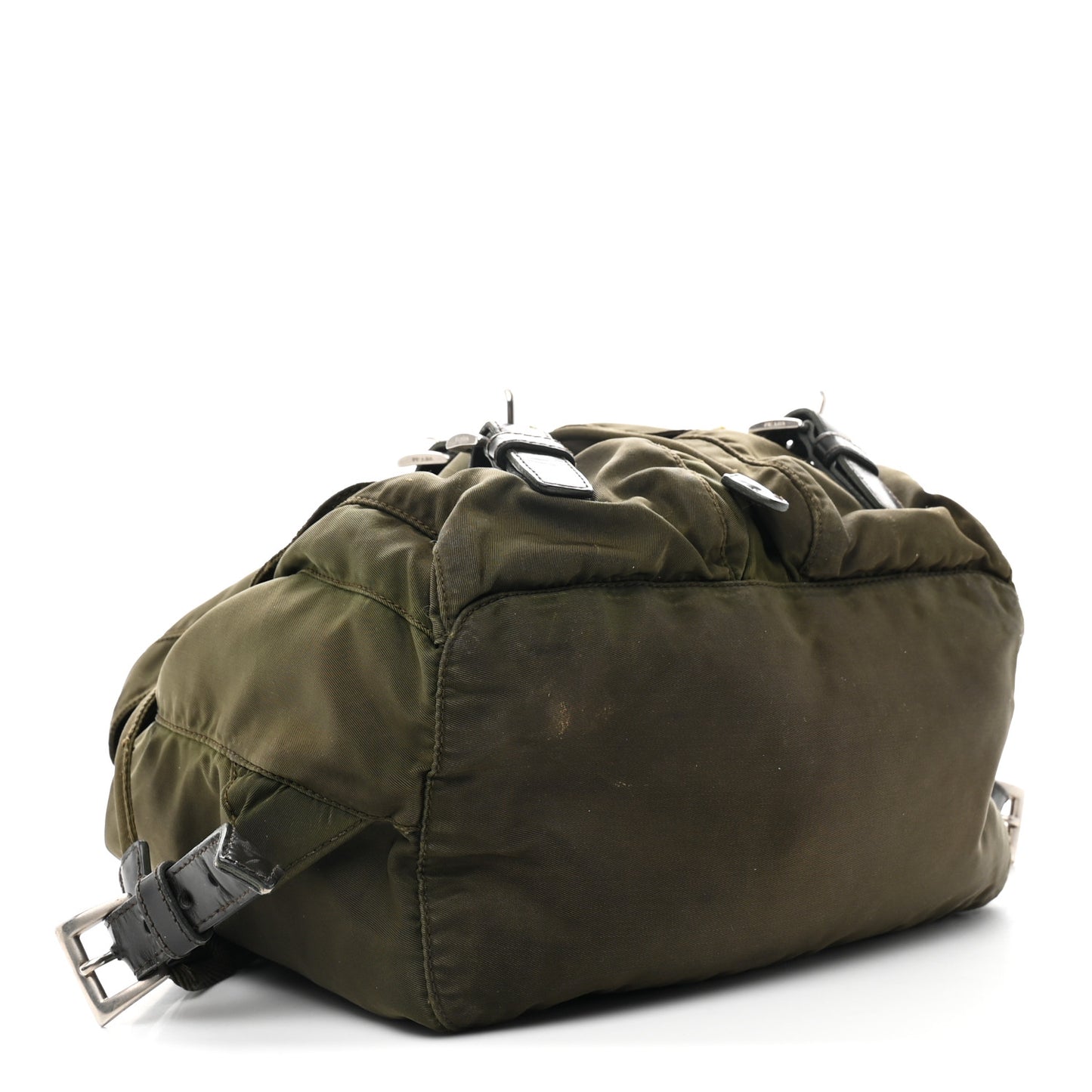 Tessuto Nylon Vela Small Backpack Dark Green