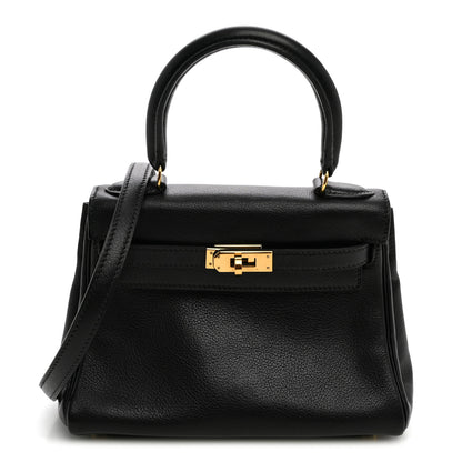 Hermes Veau Gulliver Kelly Retourne 20 Black 1 of 9