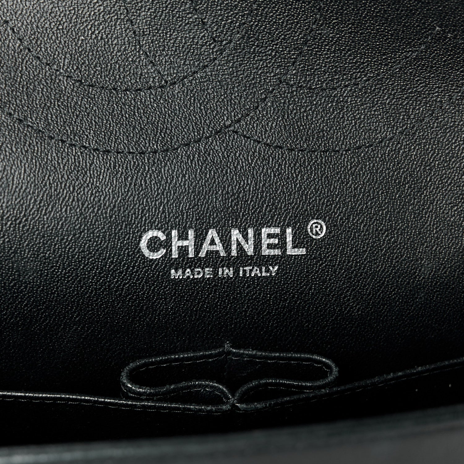 Chanel Lambskin Chevron Quilted Jumbo Double Flap Black 6 of 11