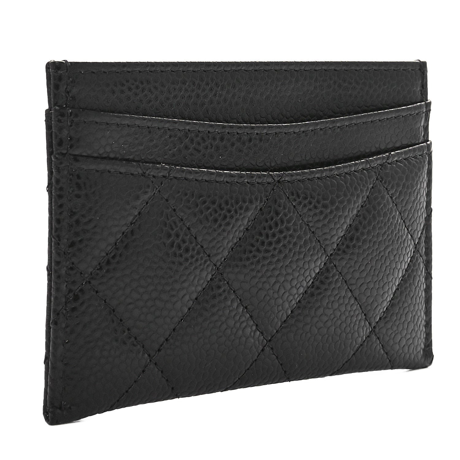 Chanel Caviar Quilted Card Holder Black 3 of 10