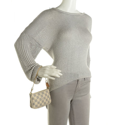 Louis Vuitton Damier Azur Mini Pochette Accessories 2 of 8