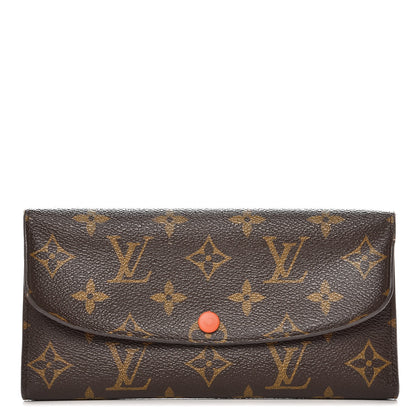 Louis Vuitton Monogram Emilie Wallet Piment 1 of 10