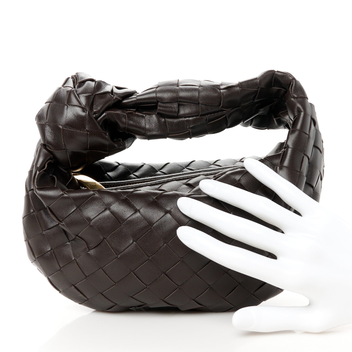 Nappa Intrecciato Mini Jodie Fondant