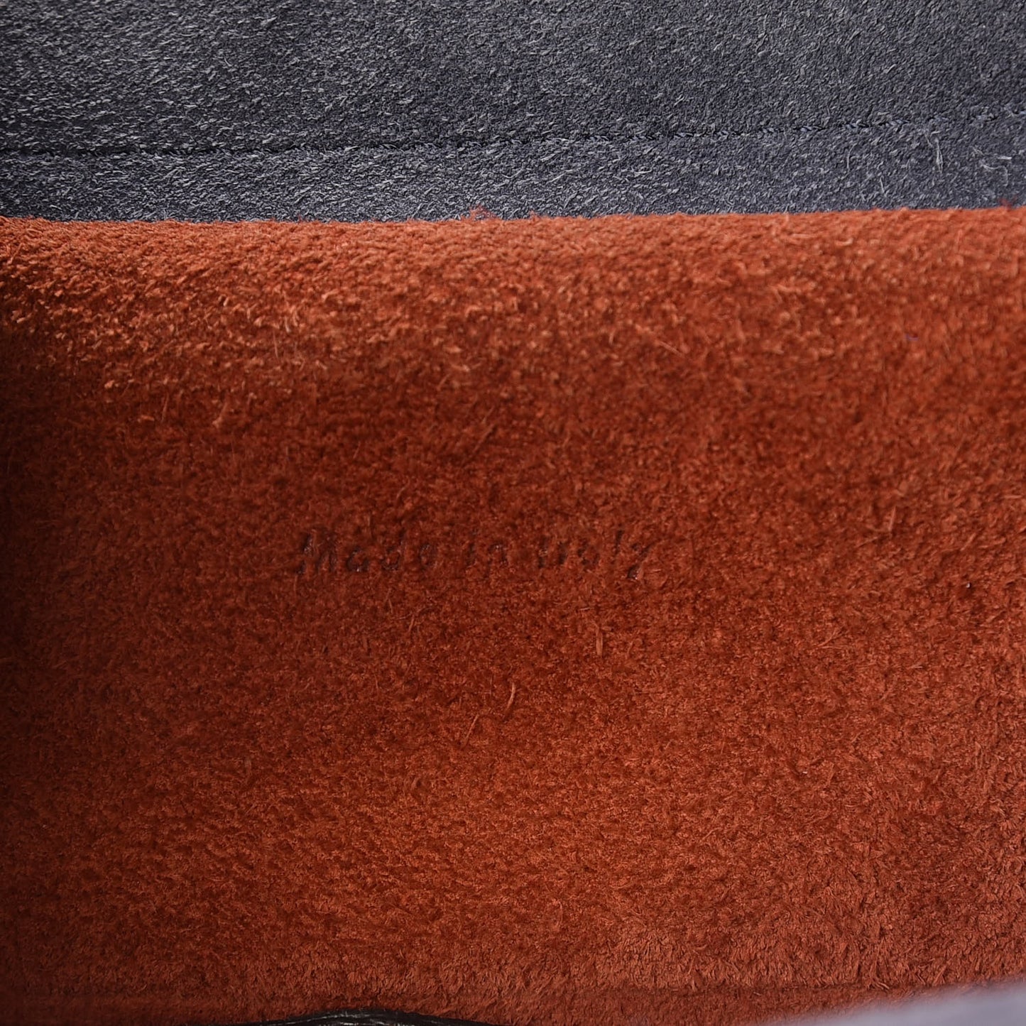 Goatskin Smooth Calfskin Mini Belt Bag Brick