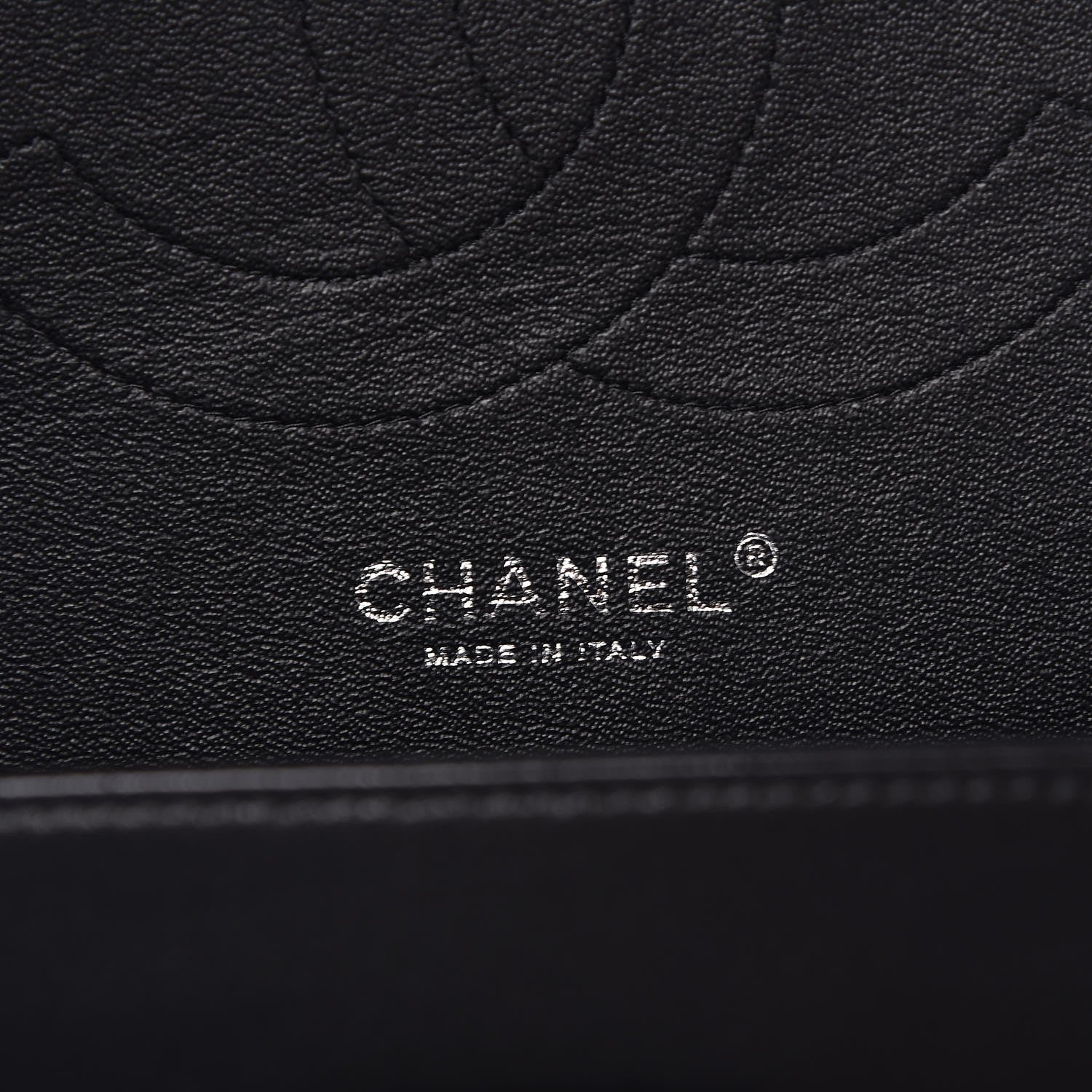 Chanel Lambskin Chevron Quilted Jumbo Double Flap So Black 7 of 10