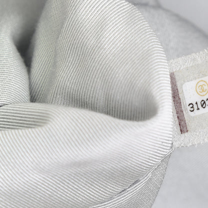 Chanel Iridescent Calfskin Quilted Medium 19 Flap White 9 of 10