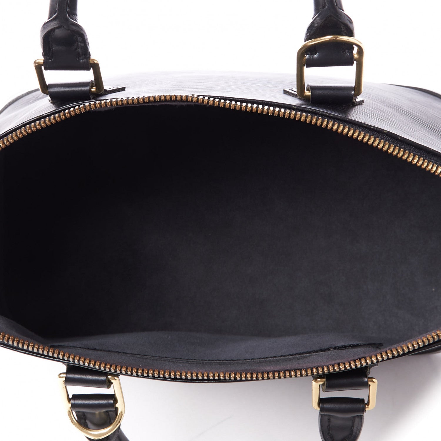 Louis Vuitton Epi Alma PM Black 4 of 10
