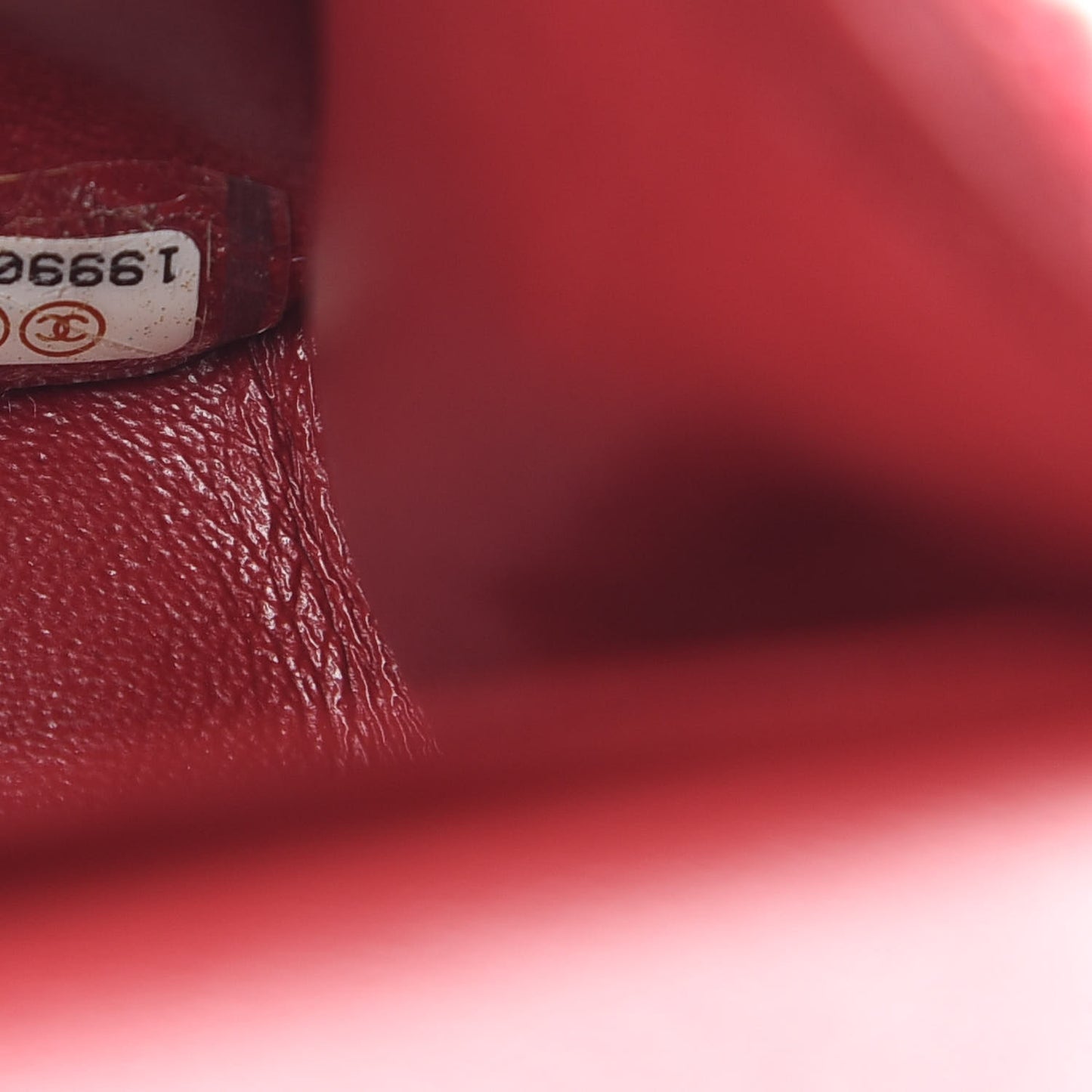 Tweed Quilted Medium Double Flap Red