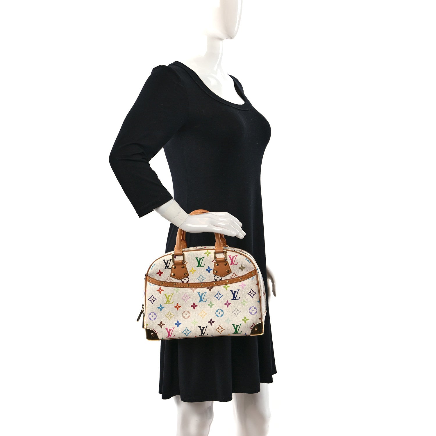 Louis Vuitton Monogram Multicolor Trouville White 2 of 8