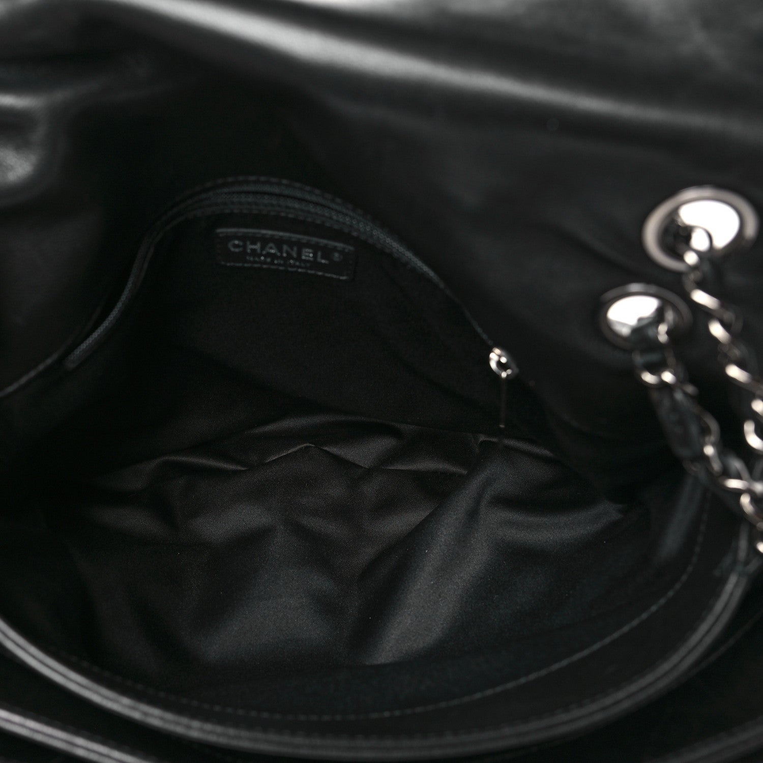 Chanel Lambskin Quilted Chanel 3 Maxi Flap Bag Black 4 of 9