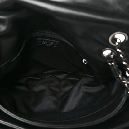 Chanel Lambskin Quilted Chanel 3 Maxi Flap Bag Black 4 of 9