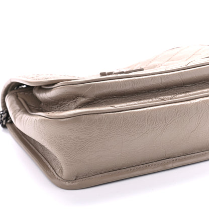 Saint Laurent Crinkled Calfskin Matelasse Monogram Baby Niki Chain Satchel Light Taupe 7 of 8