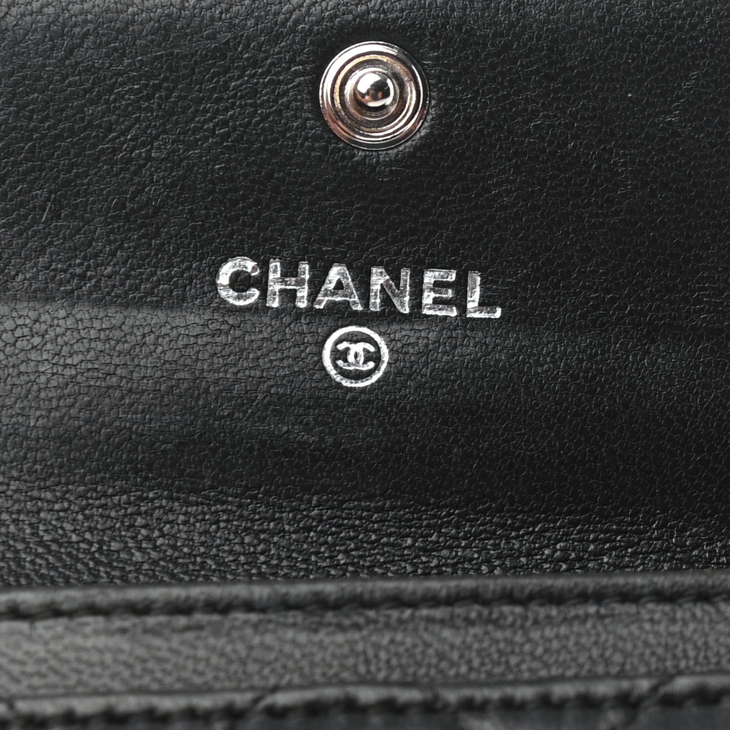 Chanel Lambskin Quilted Flap Card Holder Black 6 of 8