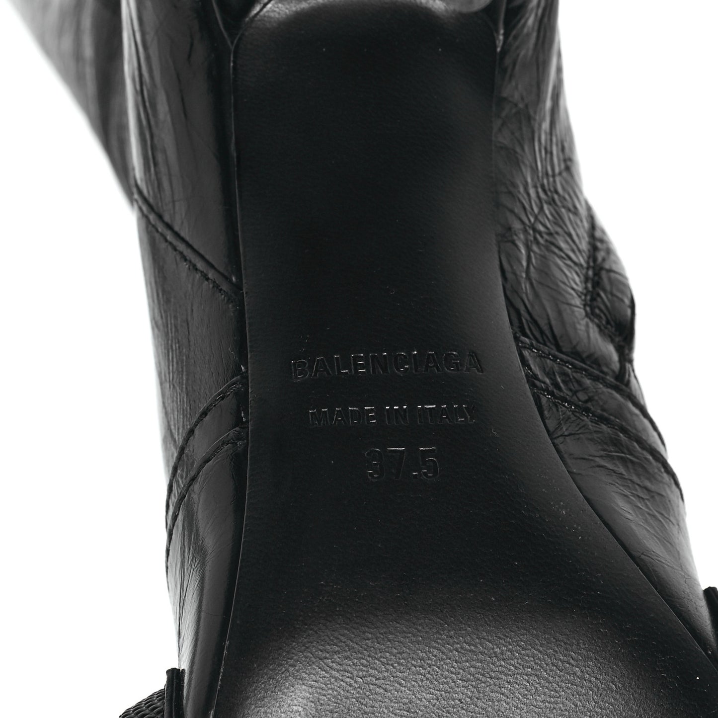 Agneau Arena Spike Spiked Cagole 90mm Boots 37.5 Black