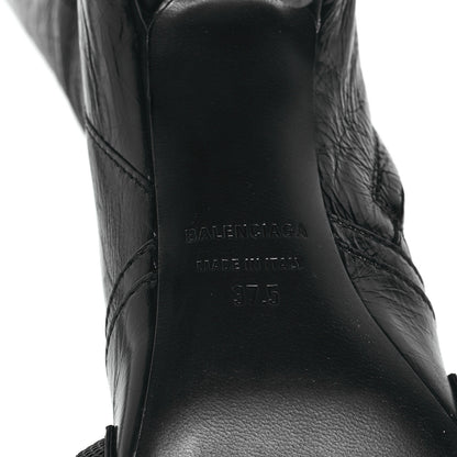 Balenciaga Agneau Arena Spike Spiked Cagole 90mm Boots 37.5 Black 6 of 8