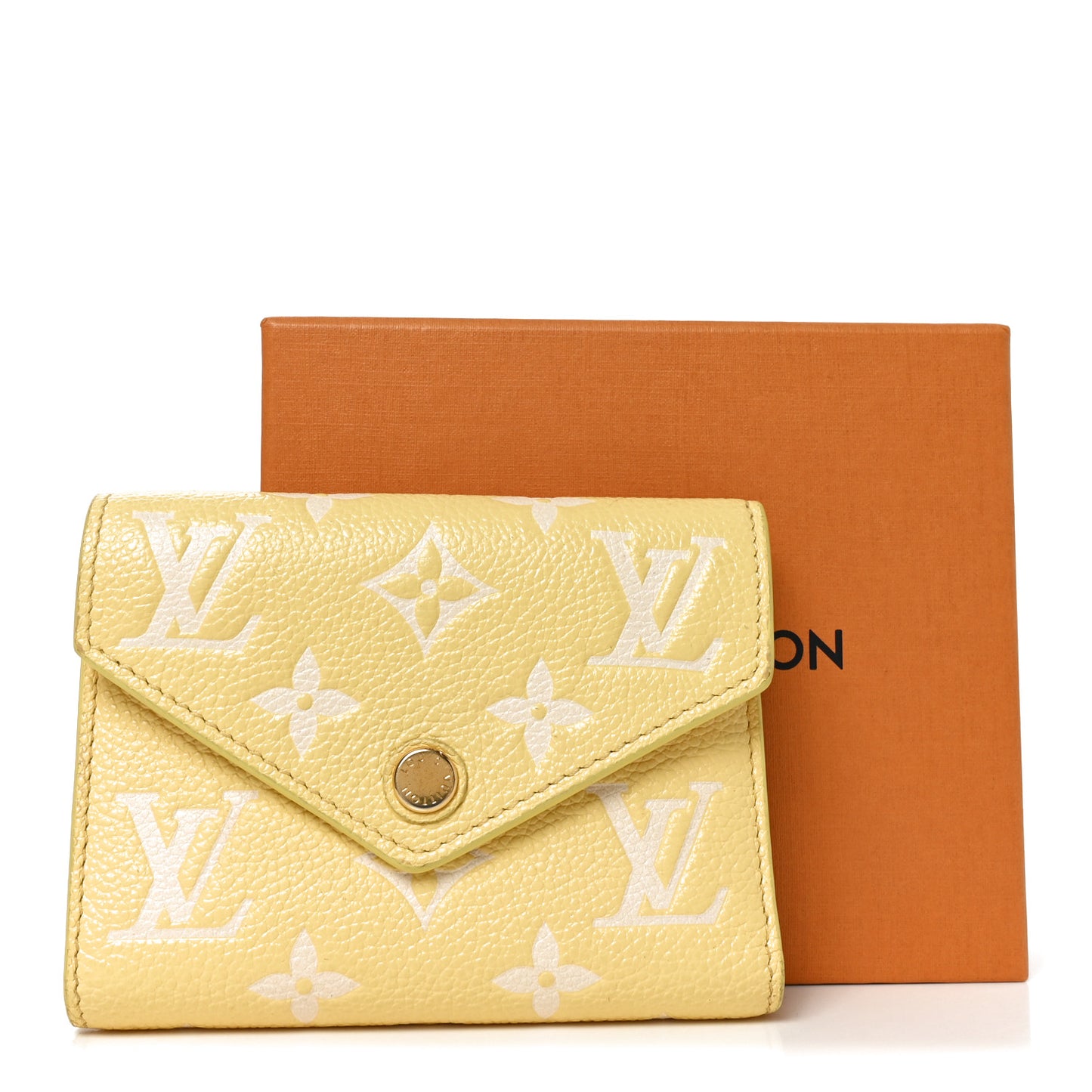 Empreinte Monogram Victorine Wallet Lemon Curd