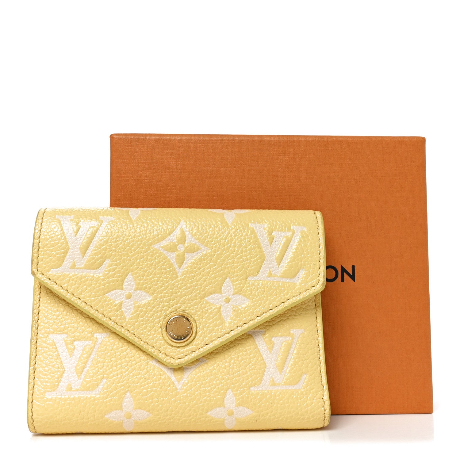 Louis Vuitton Empreinte Monogram Victorine Wallet Lemon Curd 7 of 7