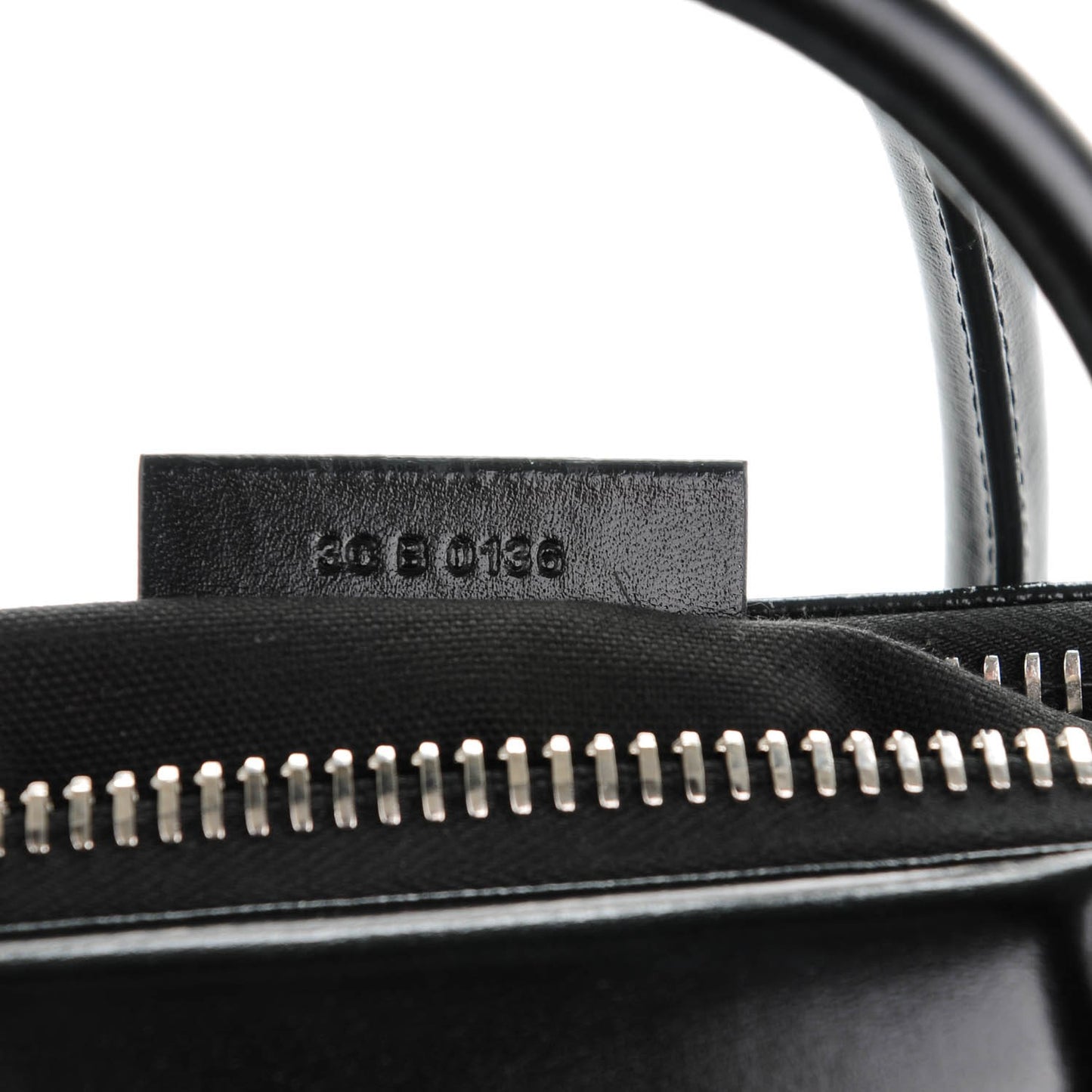 Shiny Lord Calfskin Small Antigona Black