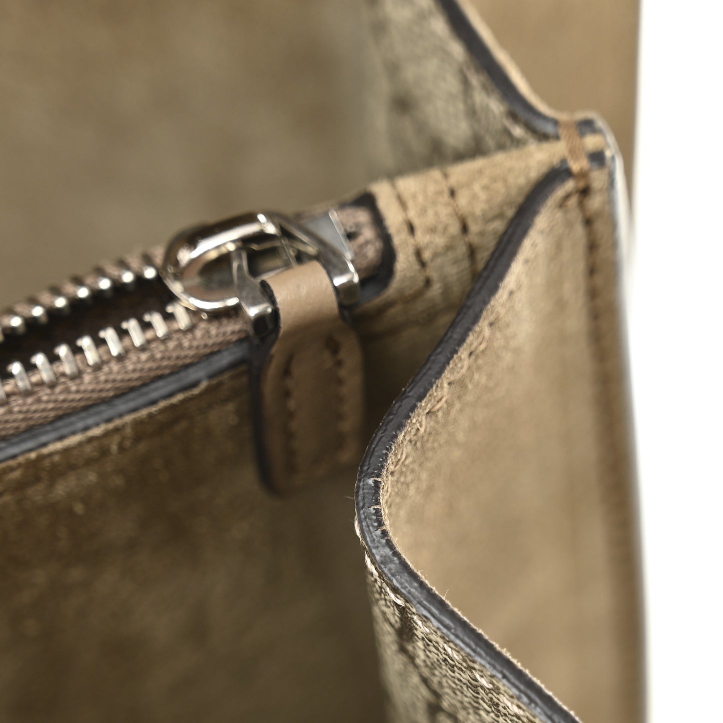 GG Supreme Monogram Small Dionysus Shoulder Bag Taupe