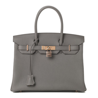 Hermes Togo Birkin 30 Etain 1 of 14