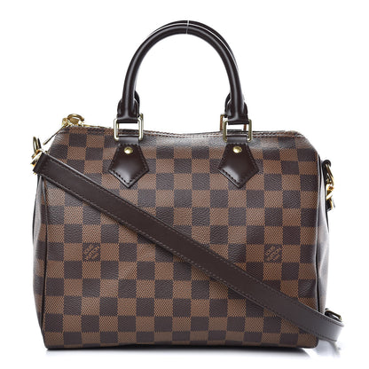 Louis Vuitton Damier Ebene Speedy Bandouliere 25 1 of 8