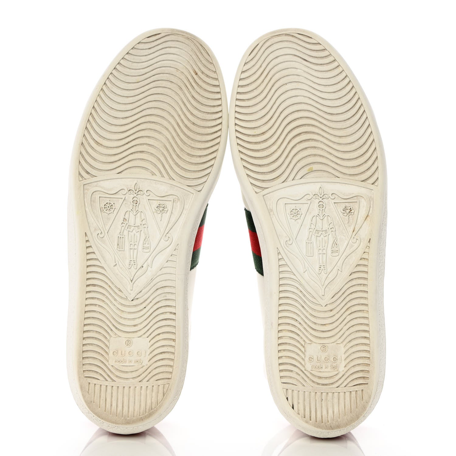 Gucci Calfskin Web Cherry Embroidered Womens Ace Sneakers 37 White 9 of 18