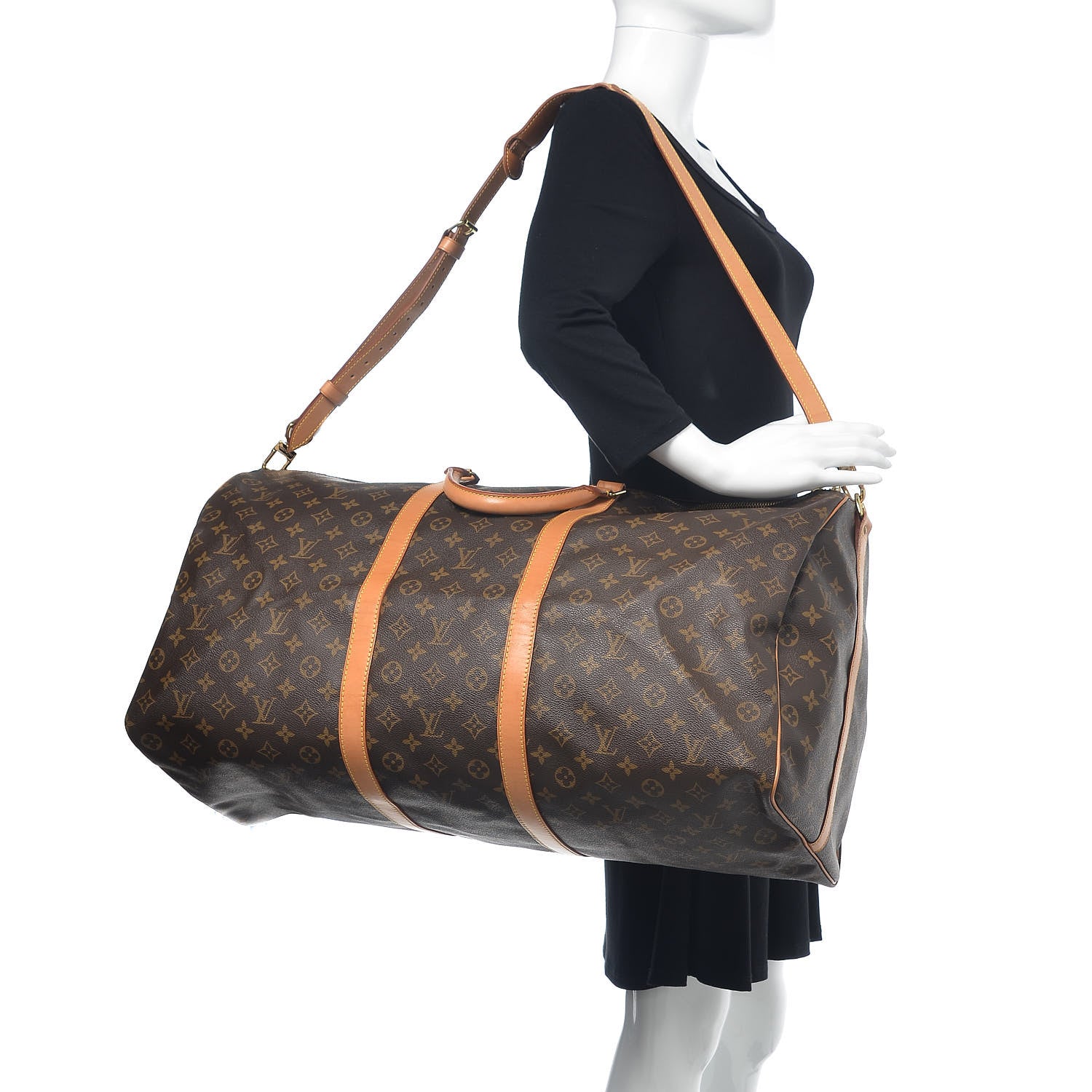 Louis Vuitton Monogram Keepall Bandouliere 60 2 of 13