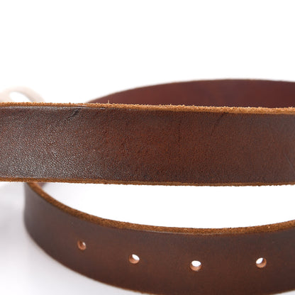 Gucci Cuoio Toscano Nickel Double Double G 30mm Belt 80 32 Cuir 8 of 8