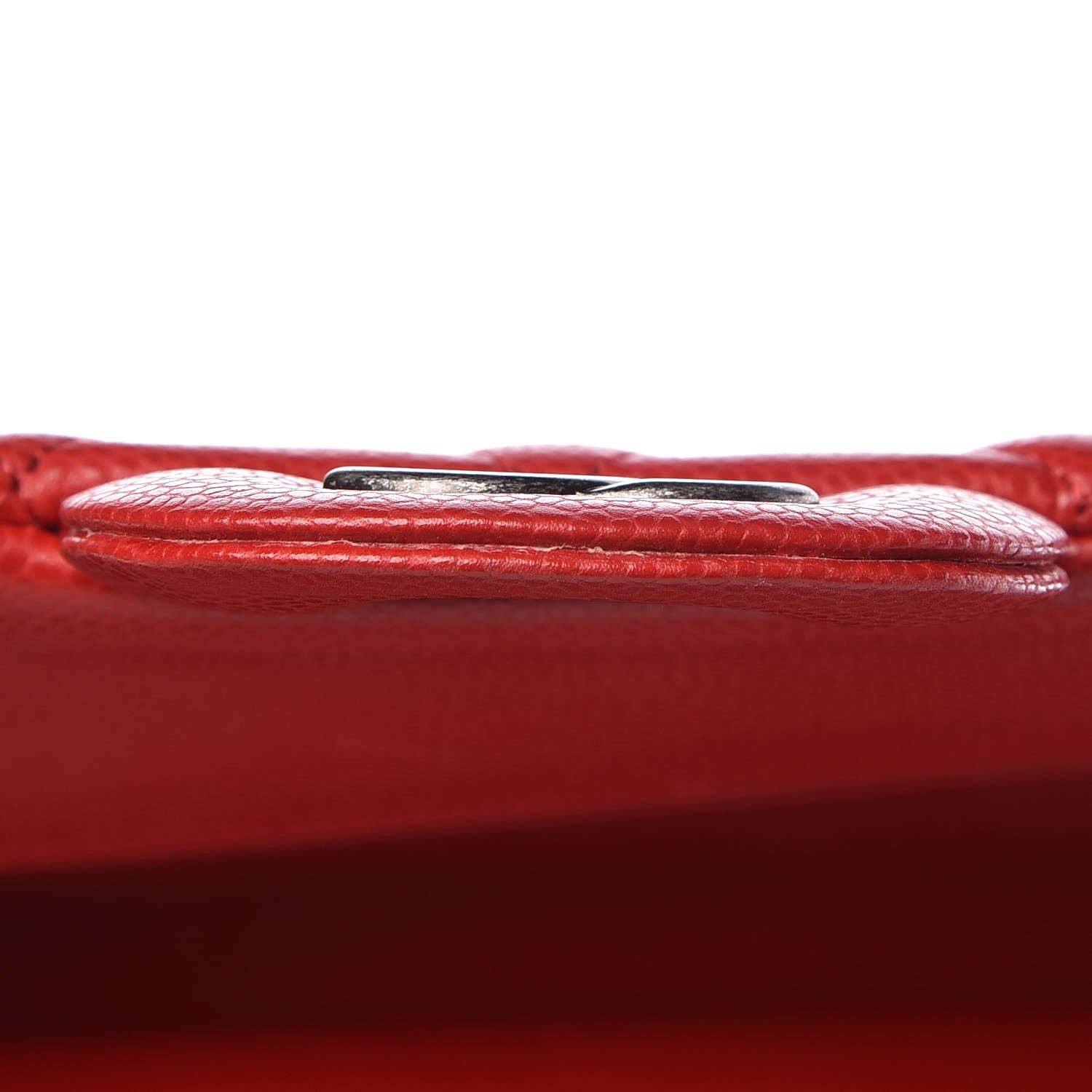 Chanel Caviar Quilted Jumbo Double Flap Dark Red 9 of 11