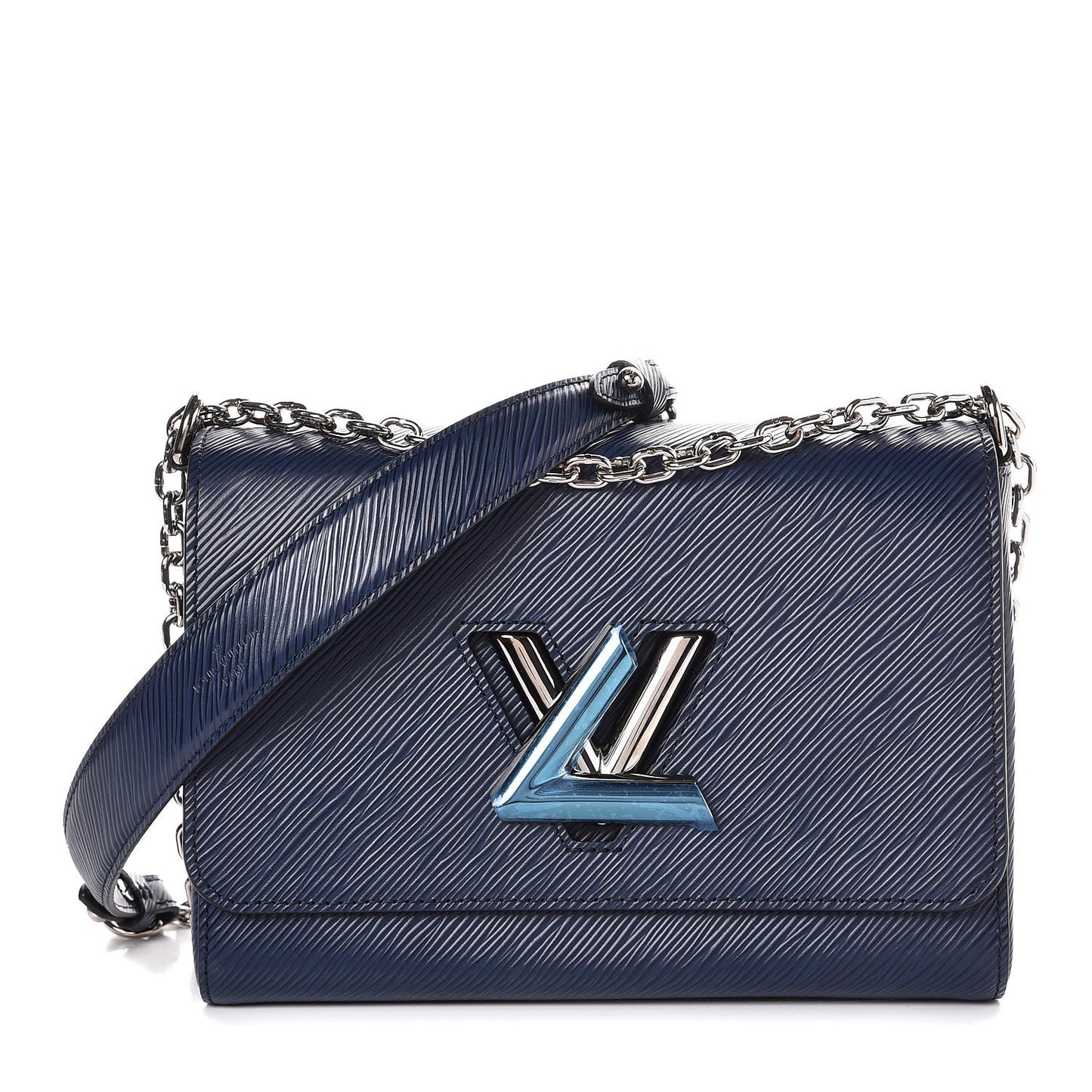 Epi Twist Shoulder Bag MM Indigo