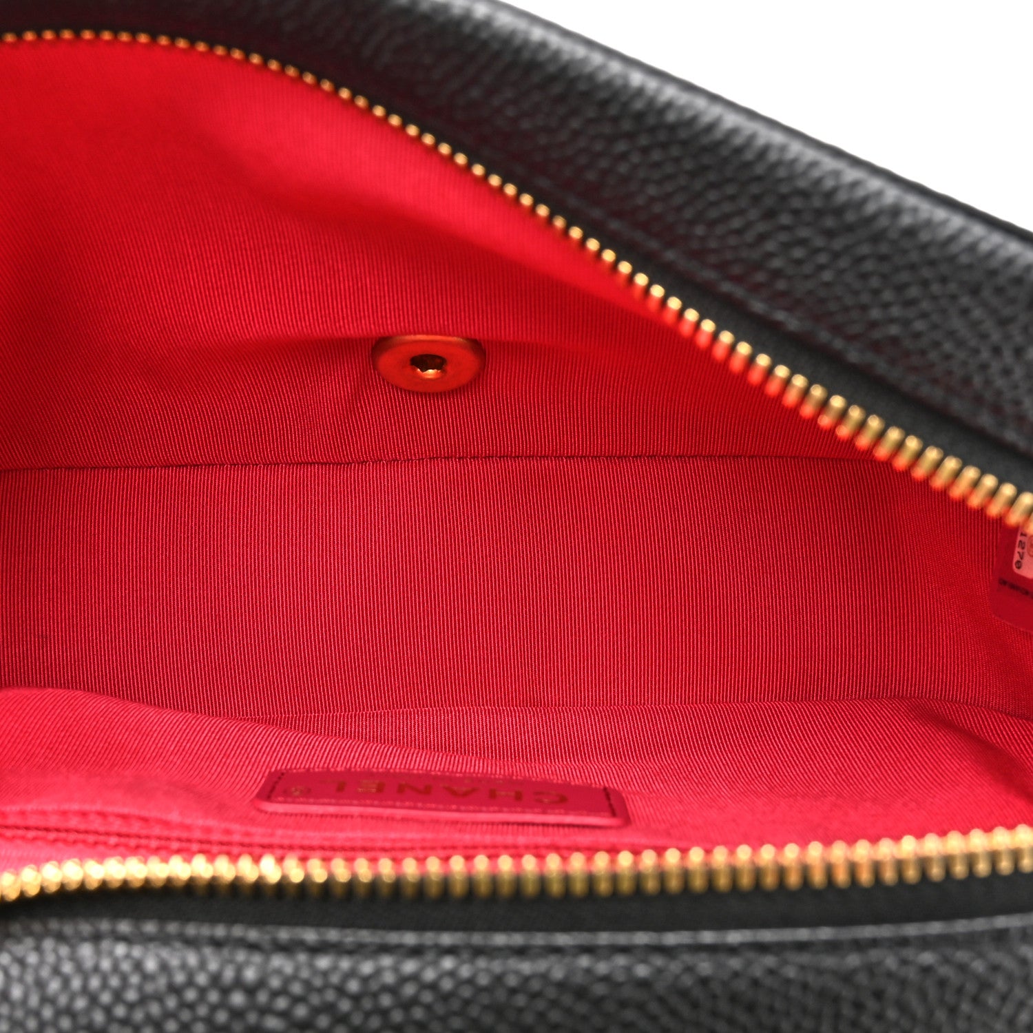 Chanel Caviar Diamond Stitched CC Medium Flap Bag Black 5 of 11