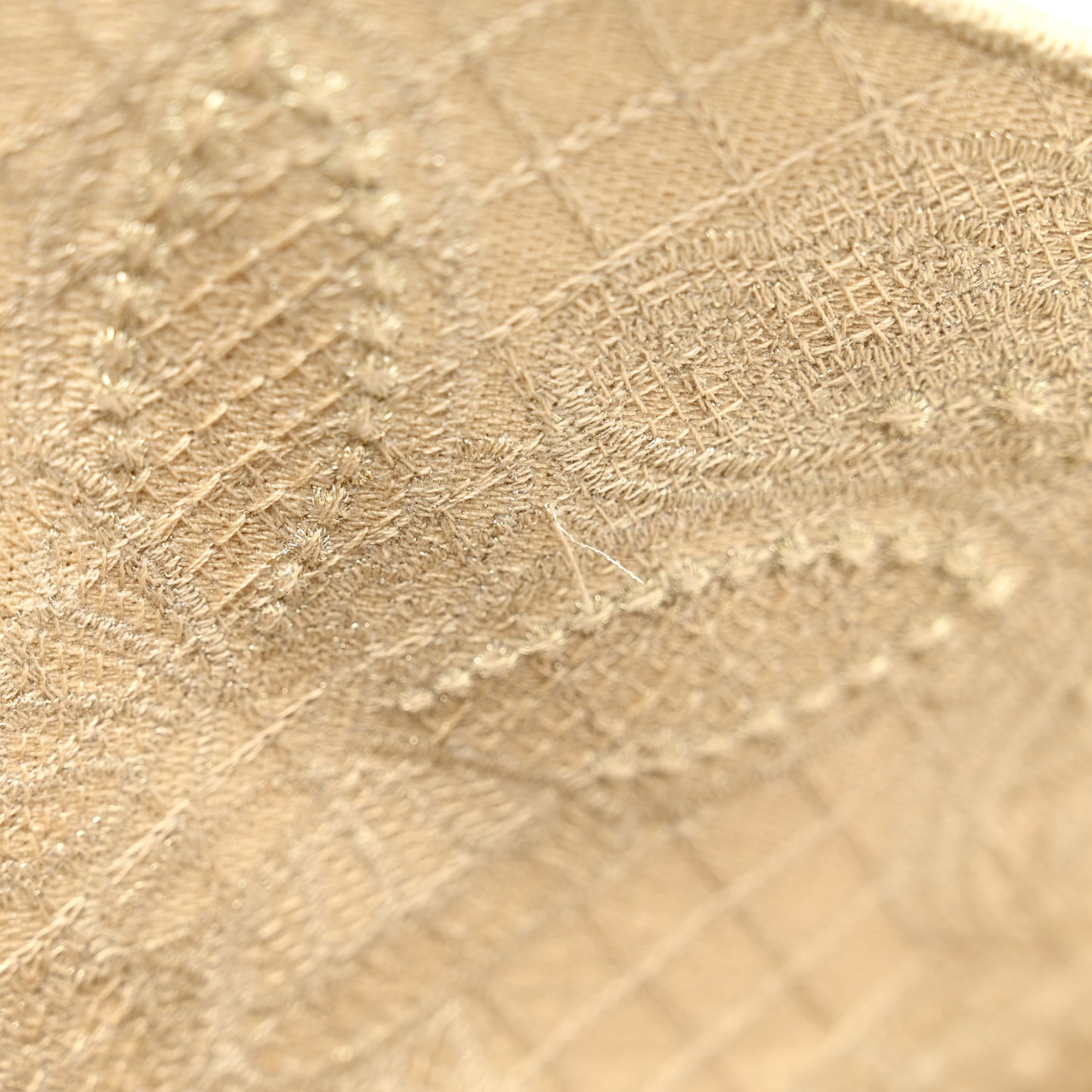 Canvas Embroidered 3D Macrame D-Lace Butterfly Medium Lady D-Lite Gold
