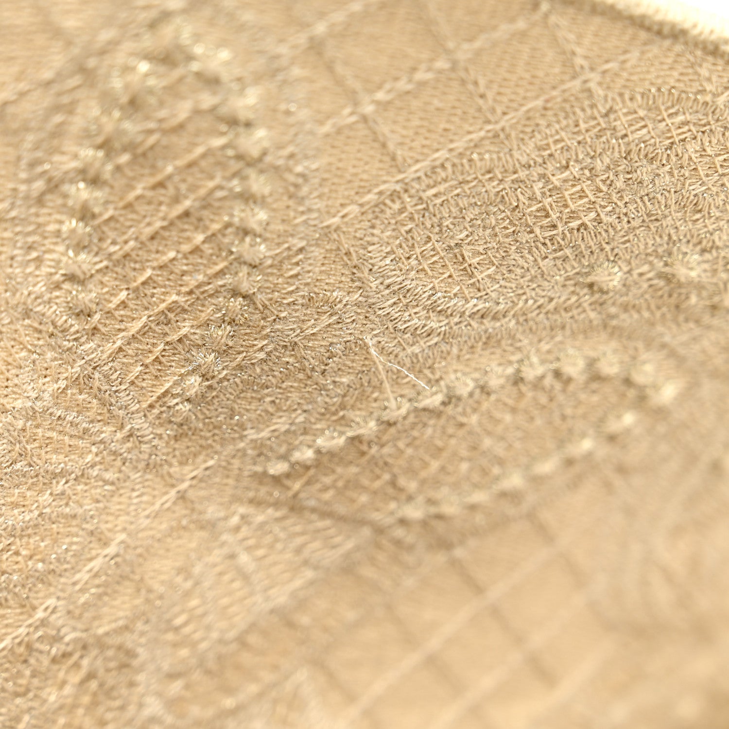 Christian Dior Canvas Embroidered 3D Macrame D-Lace Butterfly Medium Lady D-Lite Gold 11 of 11