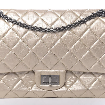 Chanel Metallic Aged Calfskin Quilted 2.55 Reissue 227 Flap Light Gold 10 of 10