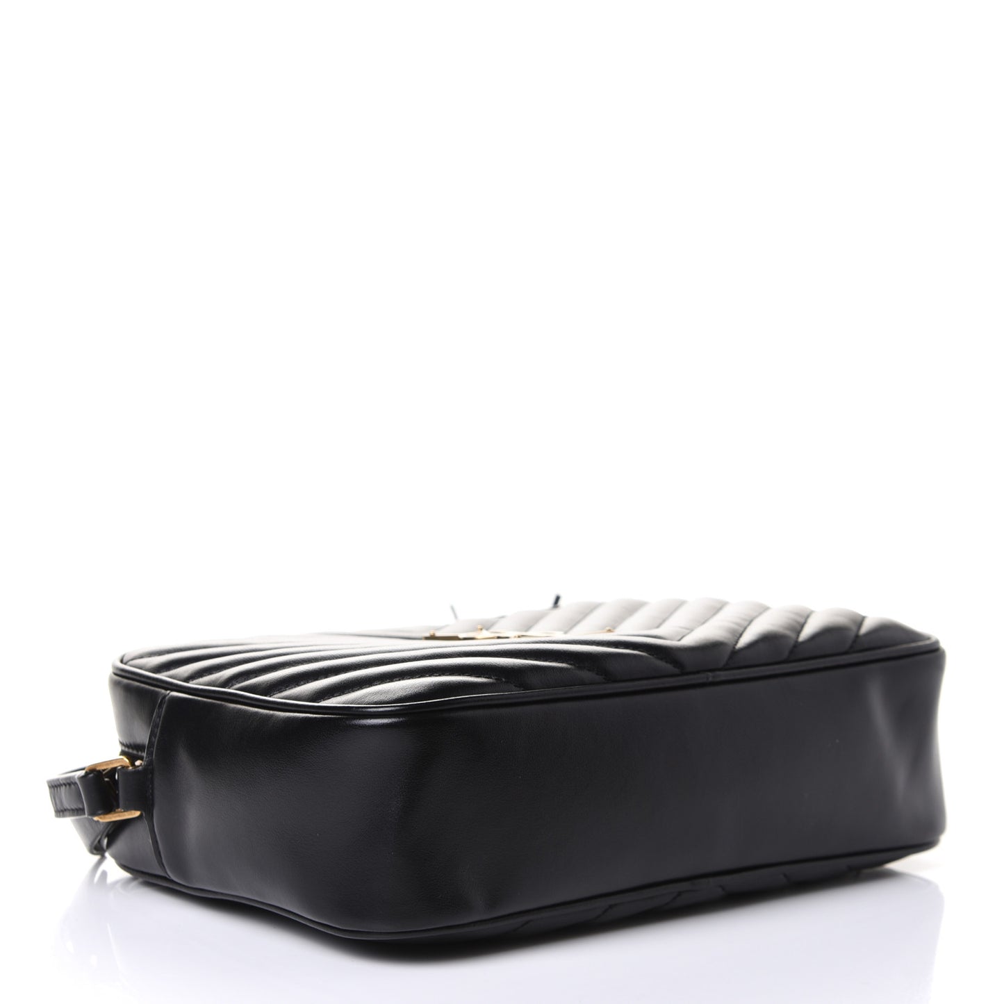 Calfskin Matelasse Monogram Lou Camera Bag Black