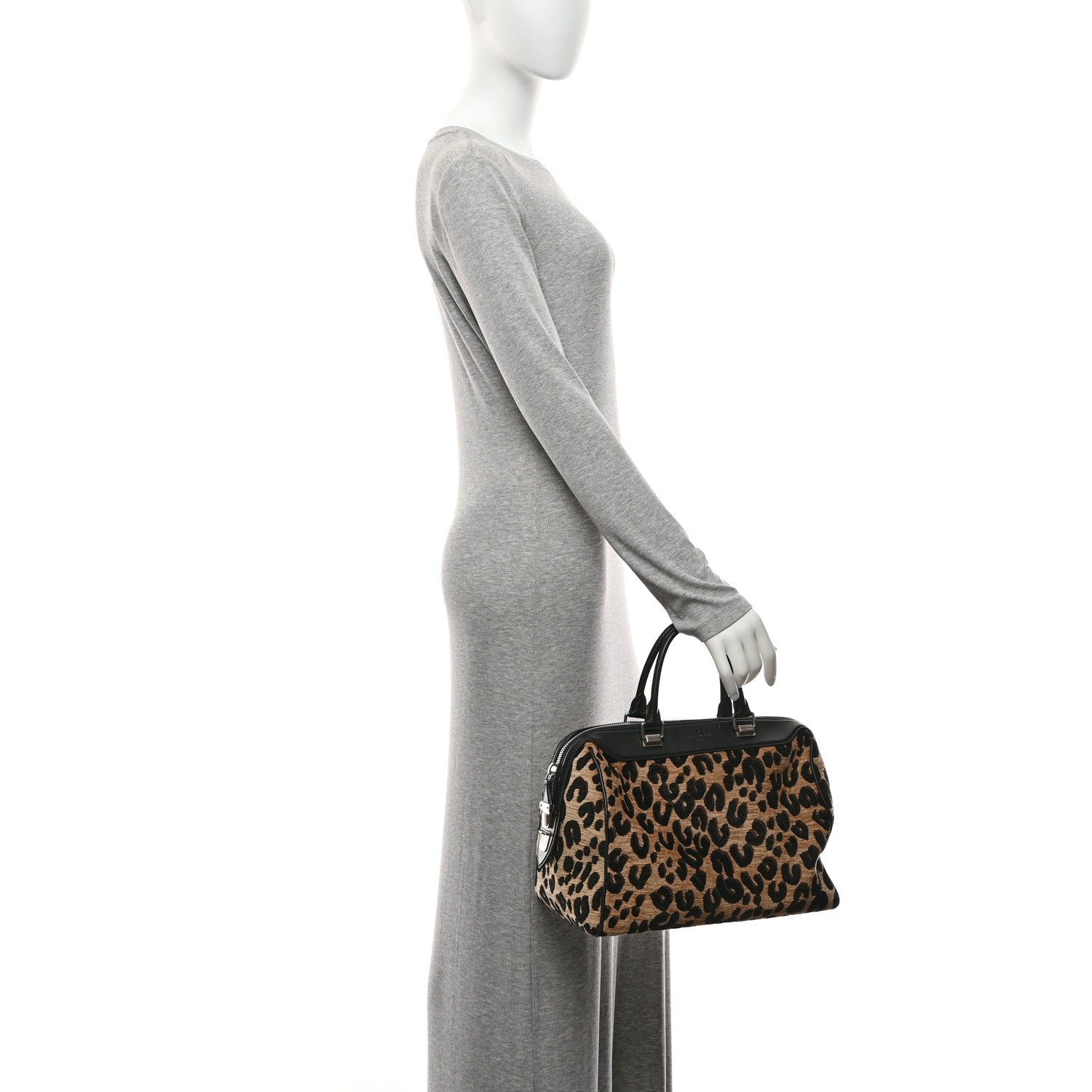 Louis Vuitton Jacquard Velvet Leopard Print Stephen Sprouse Speedy 3 of 14