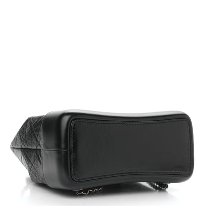 Chanel Aged Calfskin Quilted Small Gabrielle Backpack Black 4 of 9